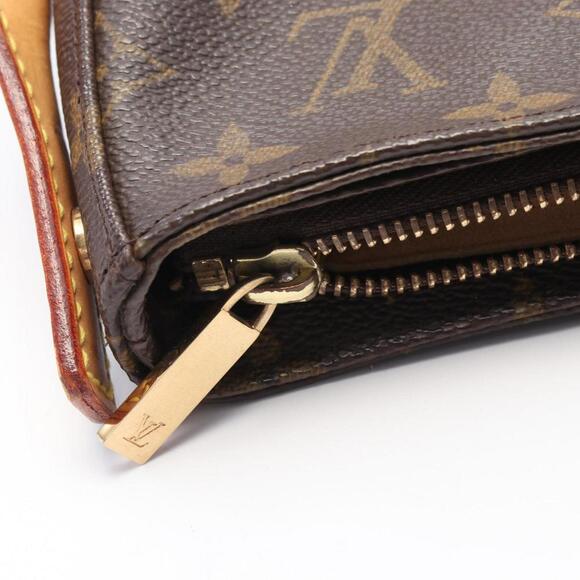 LOUIS VUITTON Brown Monogram Leather Shoulder Bag - Picture 10 of 10